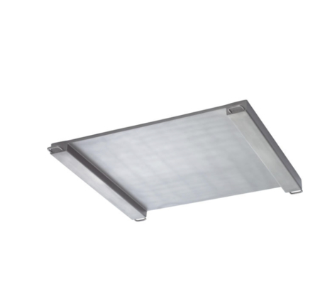 PUA579-CS300 床置きはかり – 300 kg 低床型ステンレススチールプラットフォーム、衛生的な使用向け