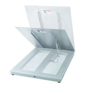 PFA579lift-DS1500A 簡単に保管するために折りたたむロードプレートを持つ頑丈な産業用床スケール